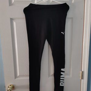 Puma Black Athletic Gym Legging Pants